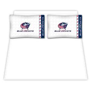  NHL Columbus Blue Jackets Micro Fiber Bed Sheets