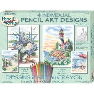  Watercolor Pencil Color by Number Painting Kit   Seaside 