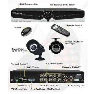  8 Channel H.264 Video Security