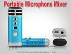 Portable Mic Microphone Sing Song Together Recorder Karaoke Player For 
