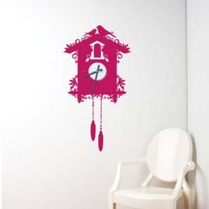 Mur Mur Pink Cuckoo Wall Stickers for clock Pink