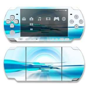  Sony PSP 1000 Decal Skin   Abstract Future World Blue 