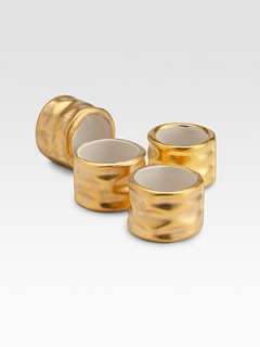Michael Wainwright   Truro Gold Napkin Rings, Set of 4    
