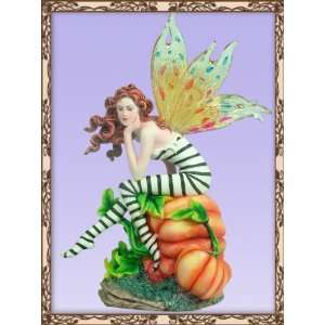  Pumpkin Fairy Figurine by Sarah Pauline 