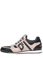 DSQUARED   BORN TO REBEL HAMMERED LEDER SNEAKERS