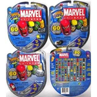 Marvel Universe Mighty Beanz Pack of 4 _ Bundle of 4 Packs