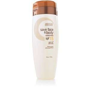 Save Face & Body Sunscreen SPF 15 Moisturizing Lotion 6 Oz 