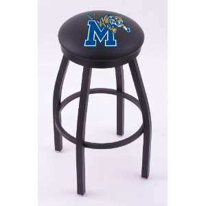  University of Memphis 30 Single ring swivel bar stool 