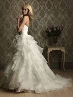 New white /ivory Wedding Dress Bride Gown Prom Dress***  