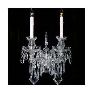   655 02 CZ Traditional Winter Palace Sconce 2Lt N A