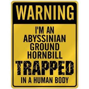  New  Warning I Am Abyssinian Ground Hornbill Trapped In A 
