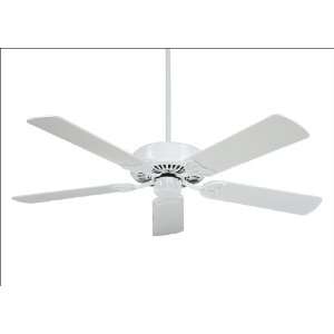 The Concord Ceiling Fan (Blades Not Included)   White Finish  Pale 