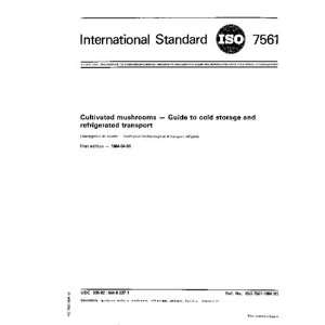   to cold storage and refrigerated transport ISO TC 34/SC 14 Books