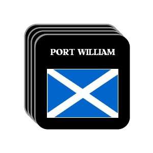  Scotland   PORT WILLIAM Set of 4 Mini Mousepad Coasters 