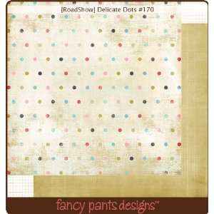  Road Show Double Sided Paper 12X12 Delicate Dots