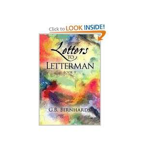  Letters to Letterman (9781465354051) G.B. Bernhards 