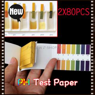 160 Full Range pH 1 14 Test Indicator Paper Litmus Strips Kit Testing 