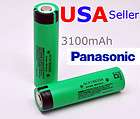 2X Panasonic 18650 3.6V 3100mAh Rechargeable Li ion Battery NCR18650A 