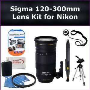  Sigma 120 300mm f/2.8 EX DG OS APO HSM AF Lens Kit for Nikon D3000 