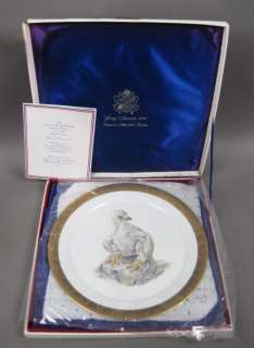 Boehm 1973 Young America 1776 Bald Eagle Porcelain Charger Plate MIB w 