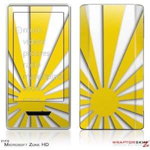  Zune HD Skin   Rising Sun Japanese Flag Yellow by 