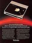 1982~TECHNICS STEREO~SL 6 Linear Turntable~Prin​t Ad~Photo Of 