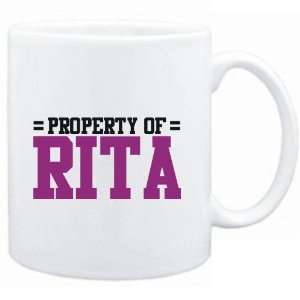 Mug White  Property of Rita  Female Names Sports 