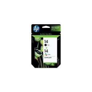  HP No. 14 Combo Pack Black/Color Ink Cartridge 