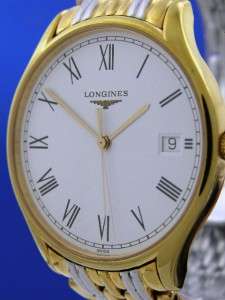 Mans Vintage Longines Lyre Stainless/Gold Watch  L4.759.2 (55035 