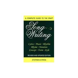  Songwriting Softcover A Complete Guide to the Craft 