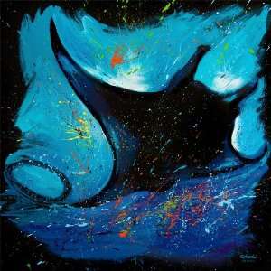  Splash Animals® Manta Ray   Gallery Wrapped Print on 