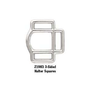  3 Sided Nickle Plated Halter Square