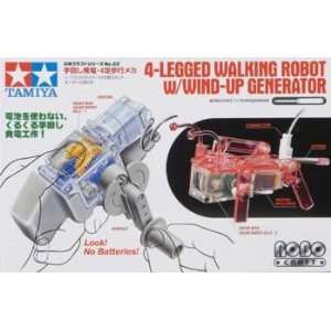     Walking Robot w/Wind Up Generator 4 Legs (Science) Toys & Games