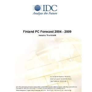 Finland PC Forecast 2004   2009 [ PDF] [Digital]