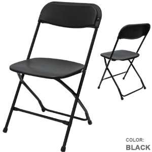  Phoenixx Plastic Folding Chair Color Black (6pcs Set 