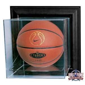  Basketball Display Case   Wall Mountable in Black Frame 