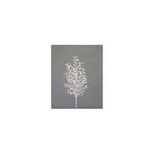  Pack of 12 Snow Drift Clear Iced Crystal Twig Christmas 