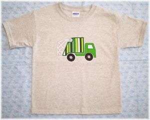 Toddler Youth Embro Garbage Truck T Shirt SS Design  