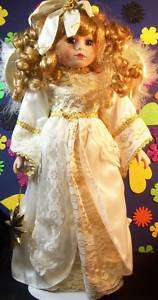 ANGEL 1996 VICTORIAN ROSE COLLECTION 16 INCH DOLL  