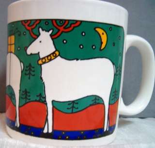 Porcelain FPC England Reindeer Coffee Mug Cup LN  