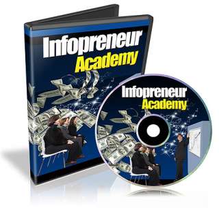 INFOPRENEUR ACADEMY Create Info Products 7 Videos on CD  