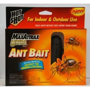  Hot Shot MaxAttrax Ultra Ant Bait, 4 Bait Stations (Pack 