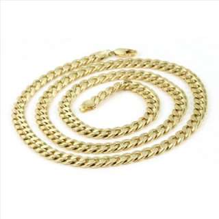 Long Mens 24K Yellow Gold Filled Chain Necklace 28  