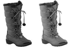 Sporto LISA Womens Waterproof Insulated Winter Snow Boot in GRAY or 