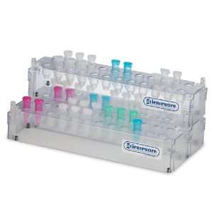   Microcentrifuge Stack Tube Rack for 1.5ml 2ml Tube, 24 Place, Clear