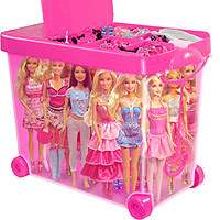 Barbie Store It All Tara Toy Pink Storage Case for Barbies Clothing 