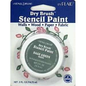  Stencil Decor Dry Brush Stencil Paint (26229) 6 each 