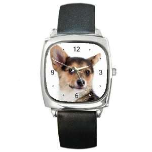  Pembroke Corgi Puppy Dog Square Metal Watch FF0740 