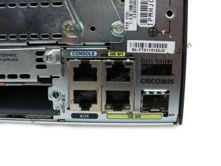 Cisco 3825 Router CISCO3825 2x Gig Ports 3800/3845  