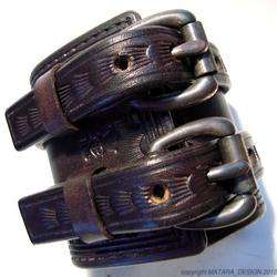 THE BEST HANDMADE CUSTOM LEATHER CUFFS AVAILABLE